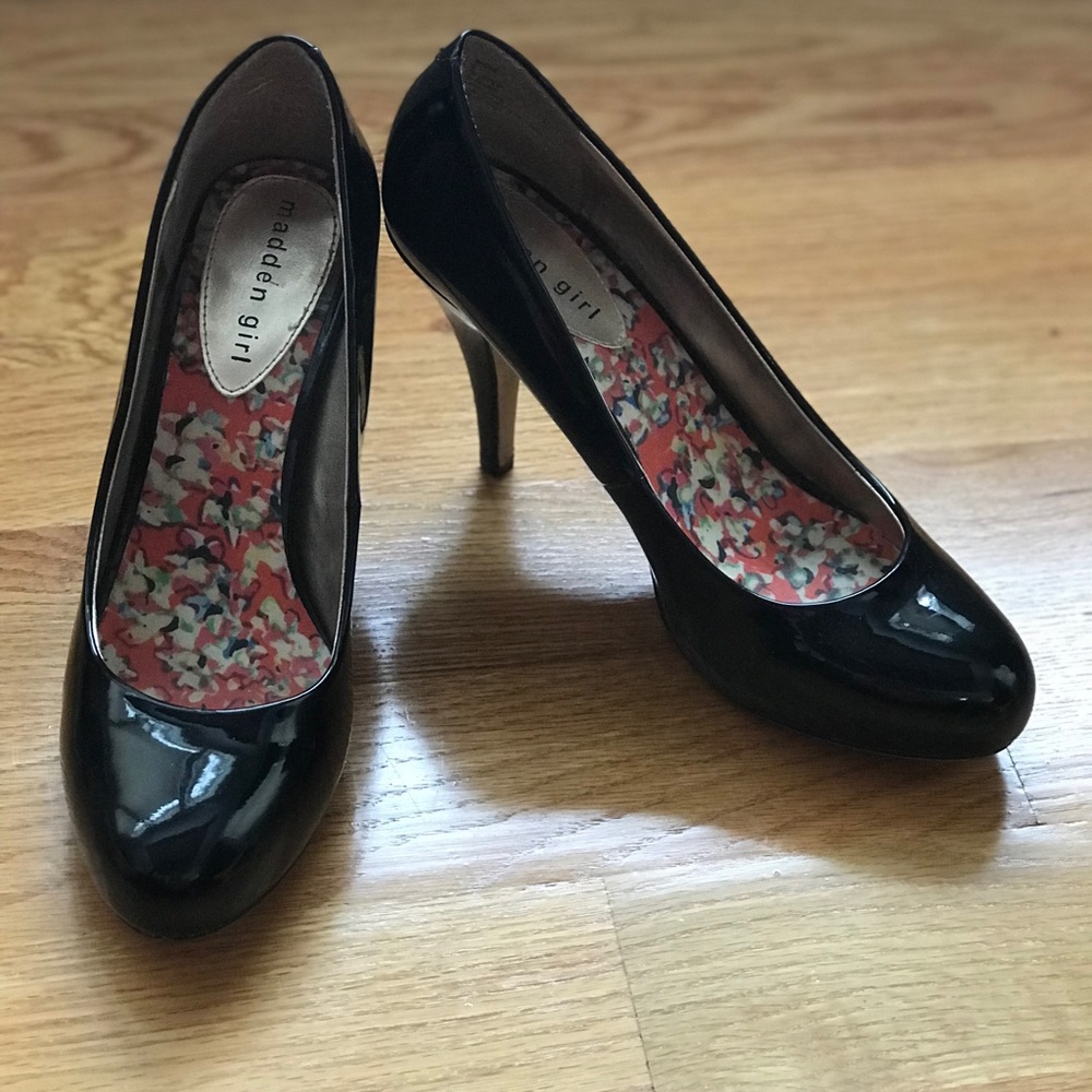 Black Madden Girl Heels